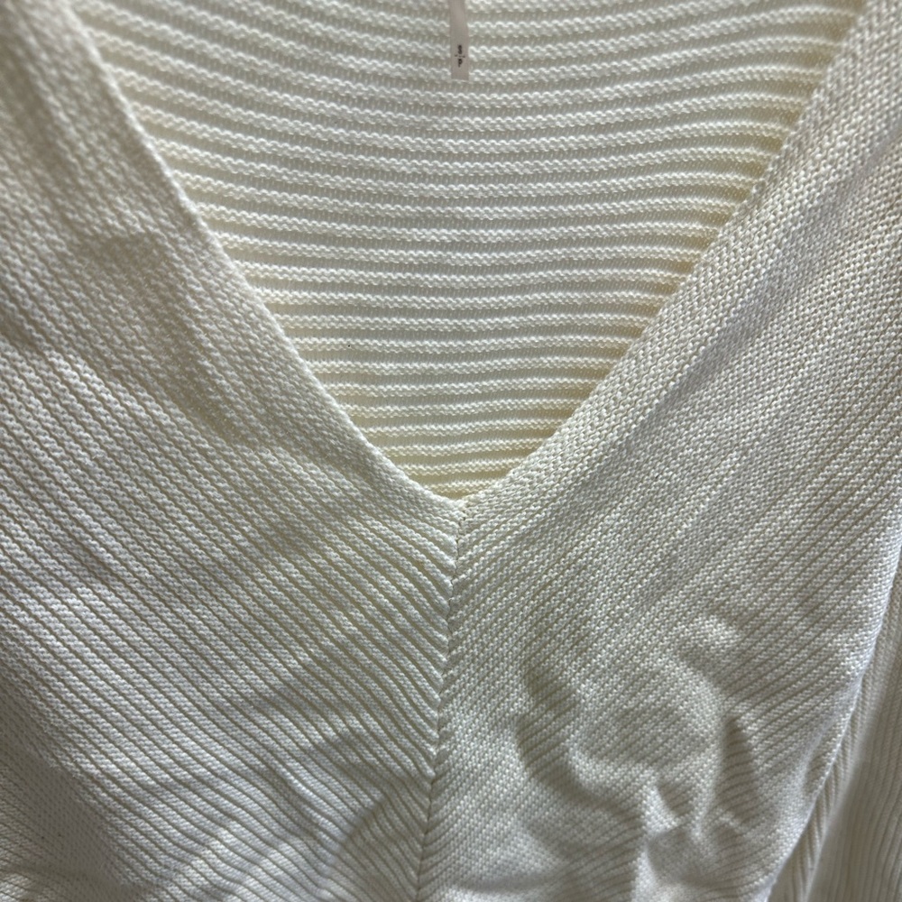 Free people white oversized sweater